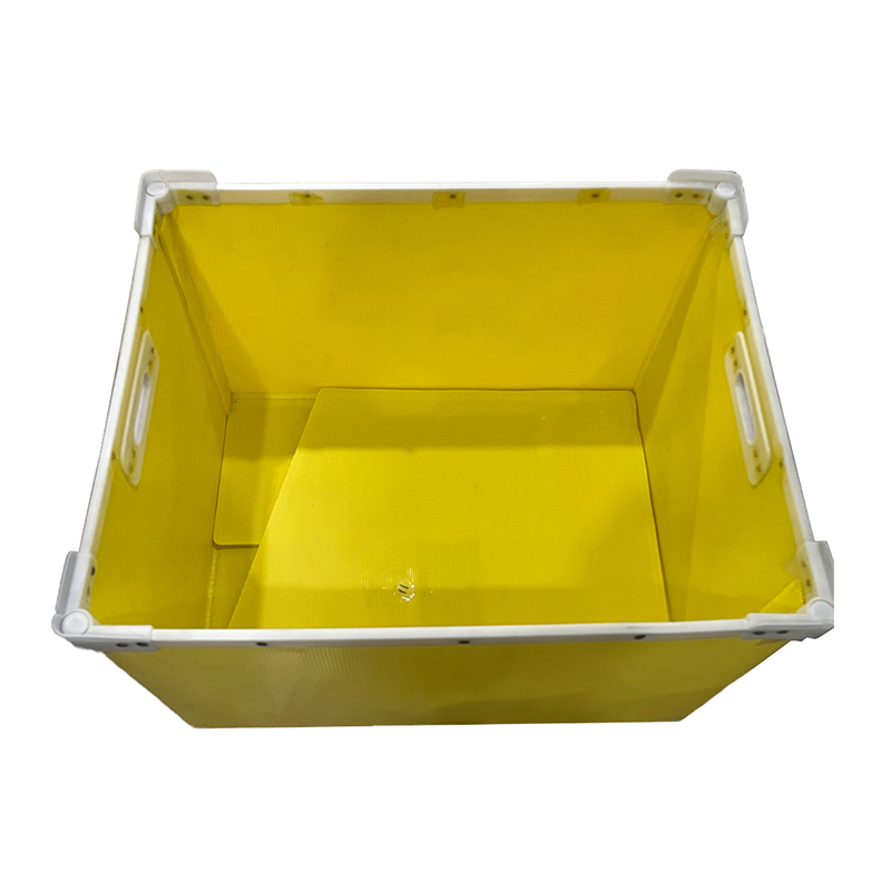 Vyztužený rám z vlnitého plastu Nesting Tote Box