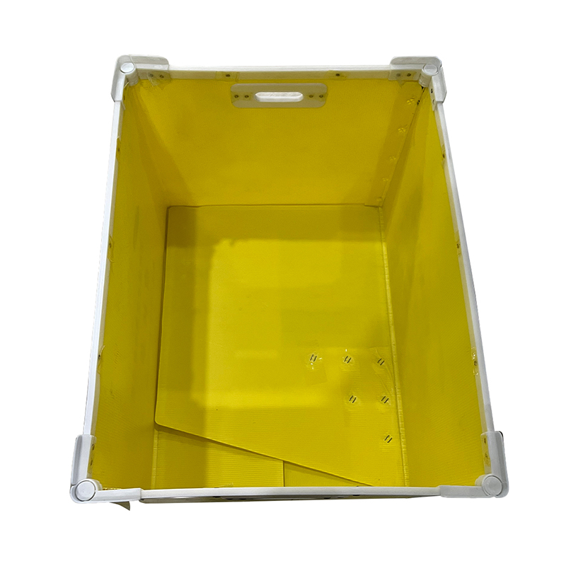 Vyztužený rám z vlnitého plastu Nesting Tote Box
