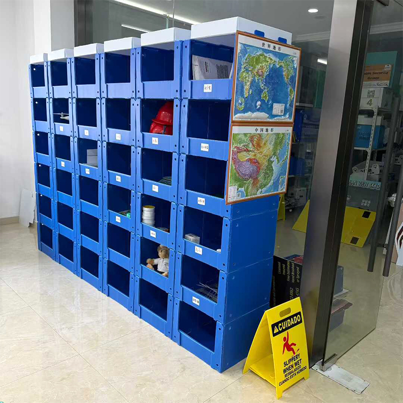 Stohovatelné části Correx PP Duté desky Pick Storage Bin