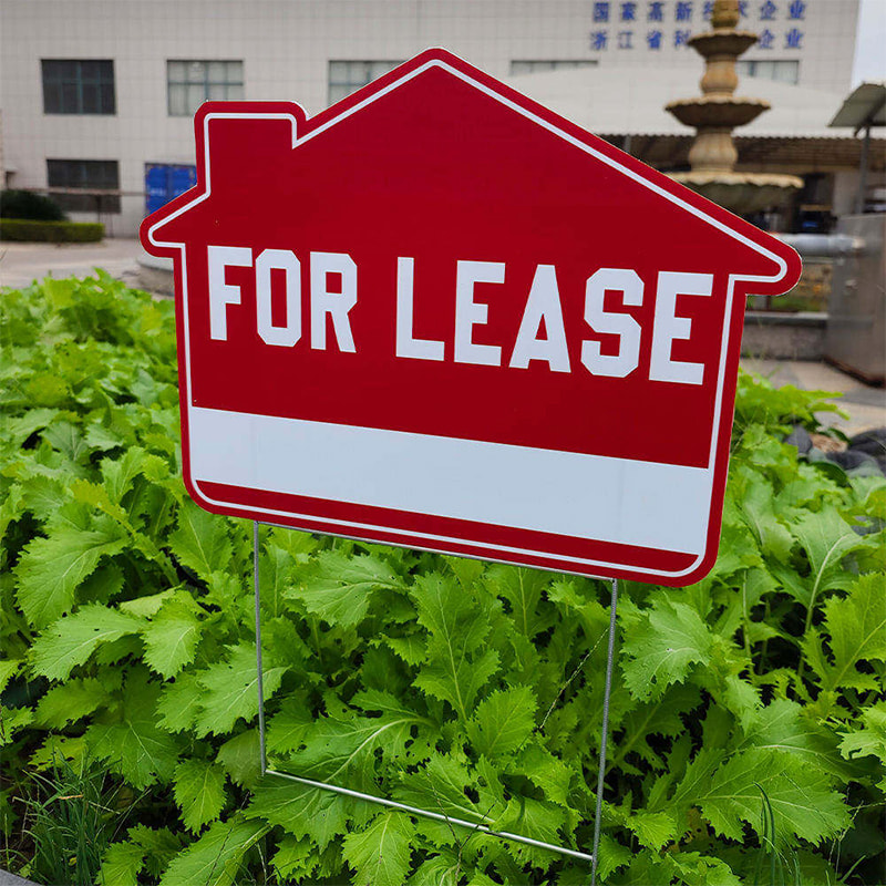 Vlnitý plast odolný proti povětrnostním vlivům připomenutí Yard Stake Sign